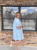 Blue Haven Eyelet Dress