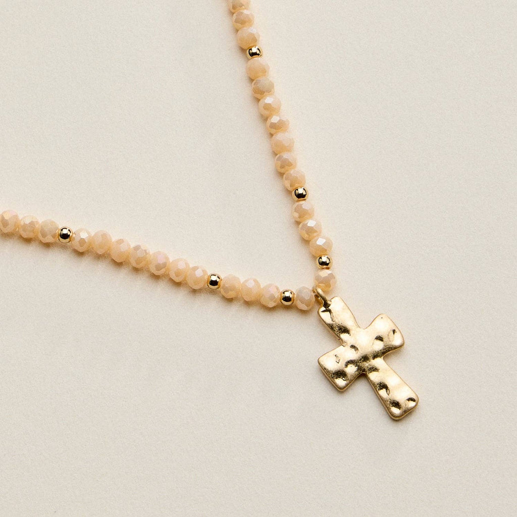Cross Beaded Necklace