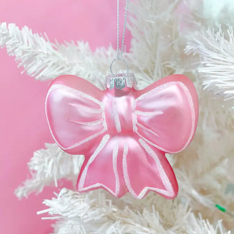 Bow Pink Ornament