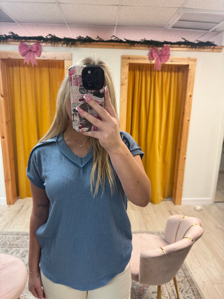Denim Vintage Top