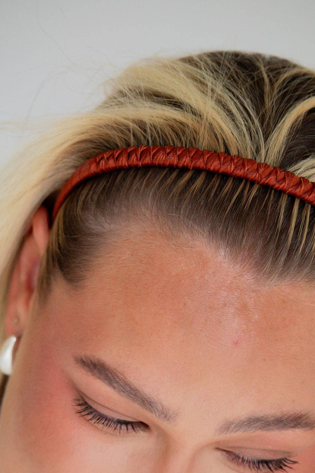 Brown Wrapped Headband