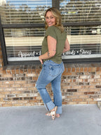 Harper Cuffed Jeans