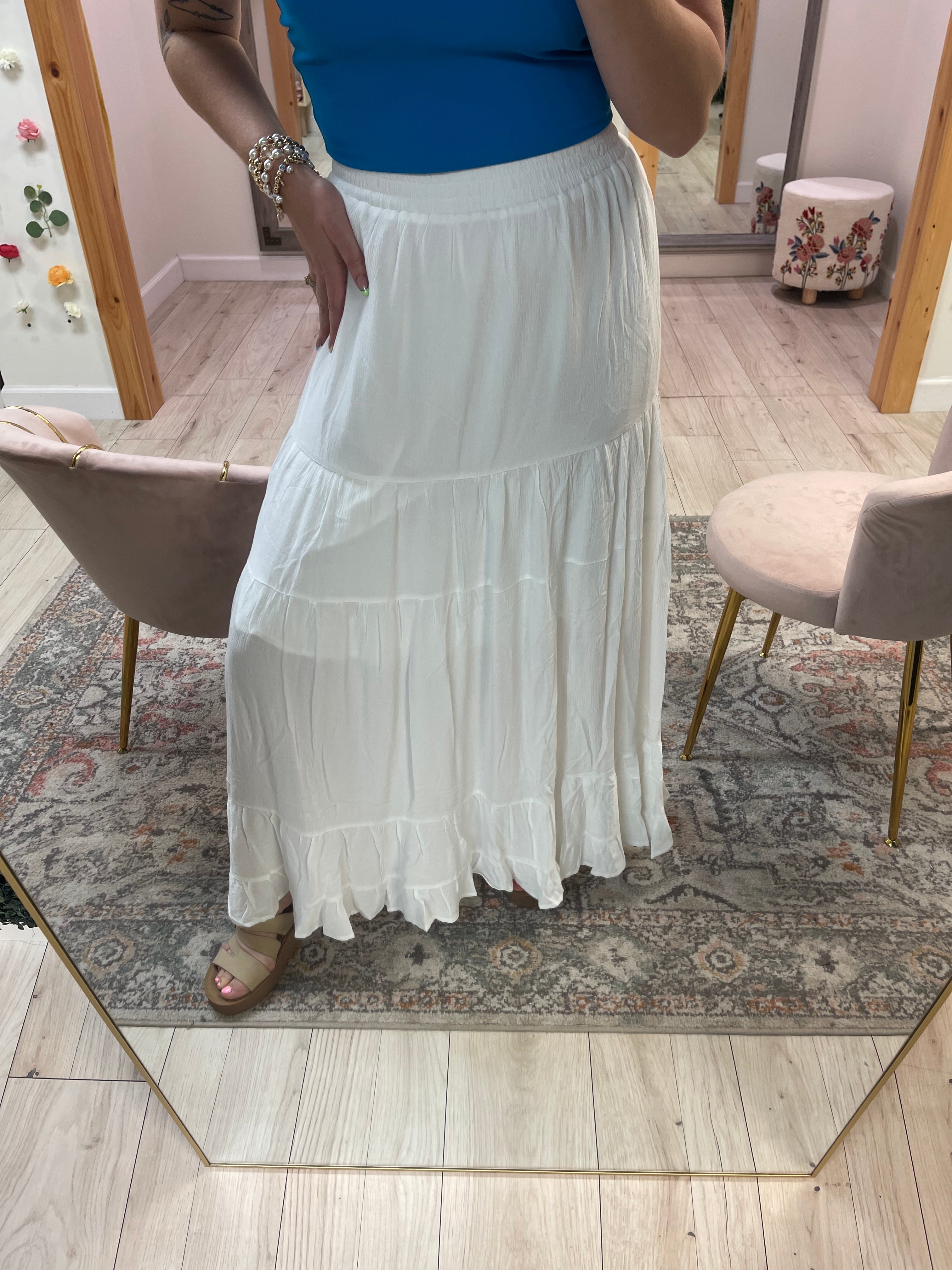 Coastal Calm Maxi Skirt