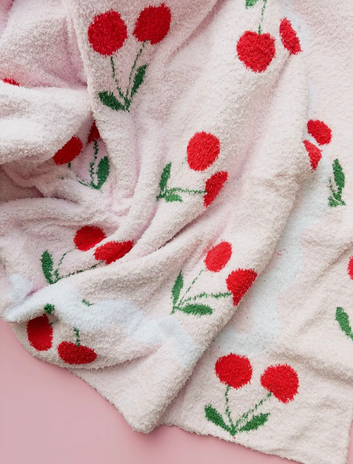 Cherry Plush Blanket