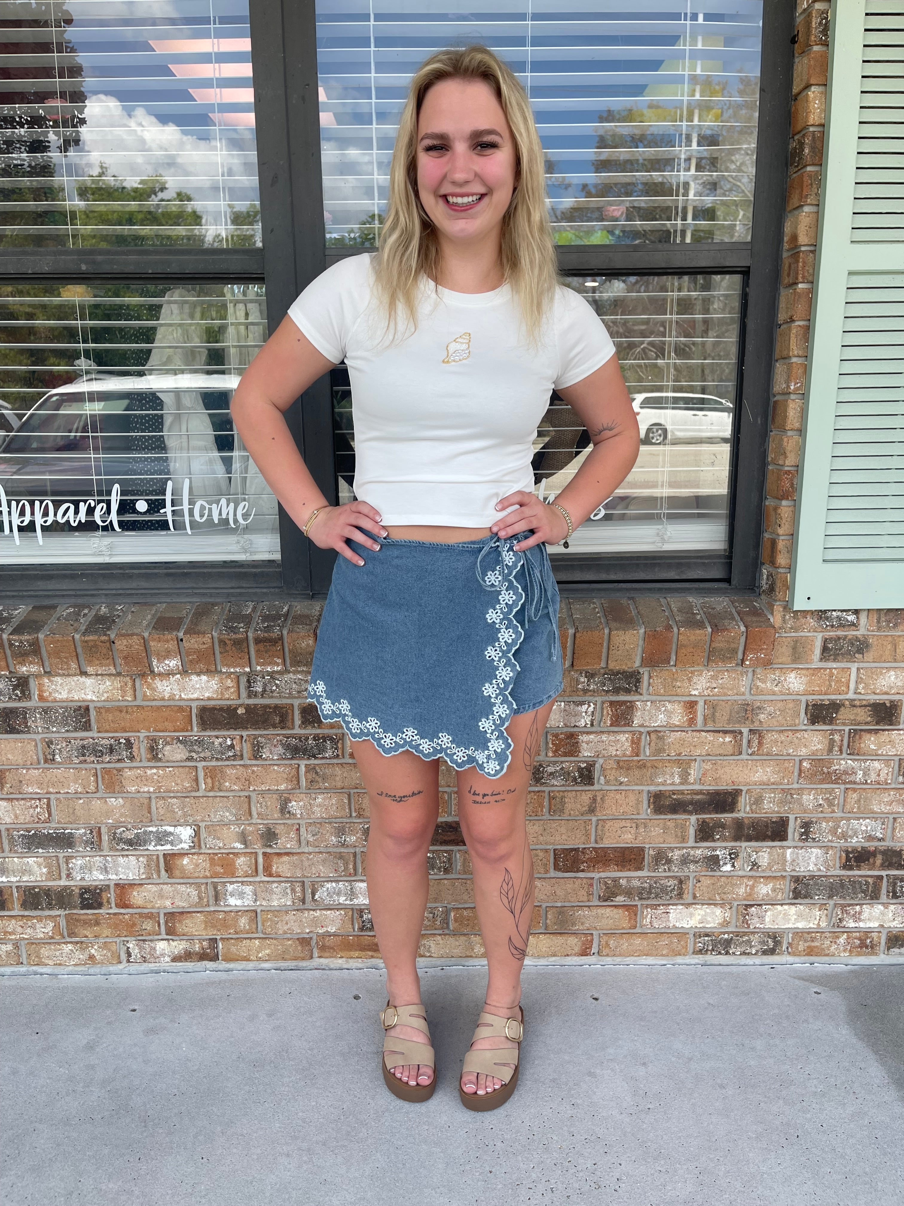 Boardwalk Bloom Skort