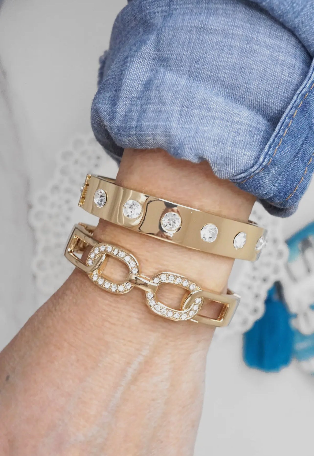 Crystal Bangle Bracelet