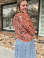 Amber Clay Knit Cardigan