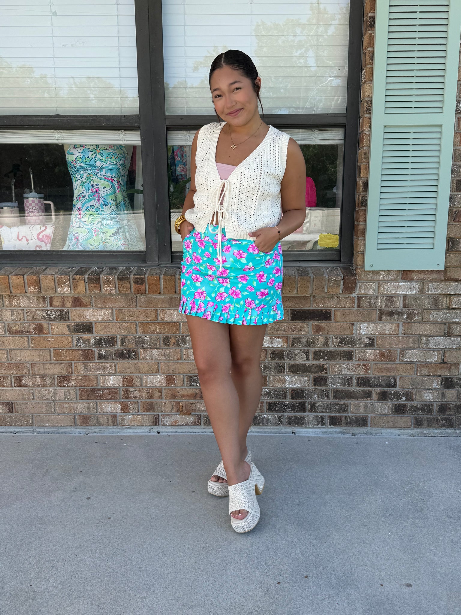 Hibiscus Skort