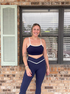 Navy Form Active Bra