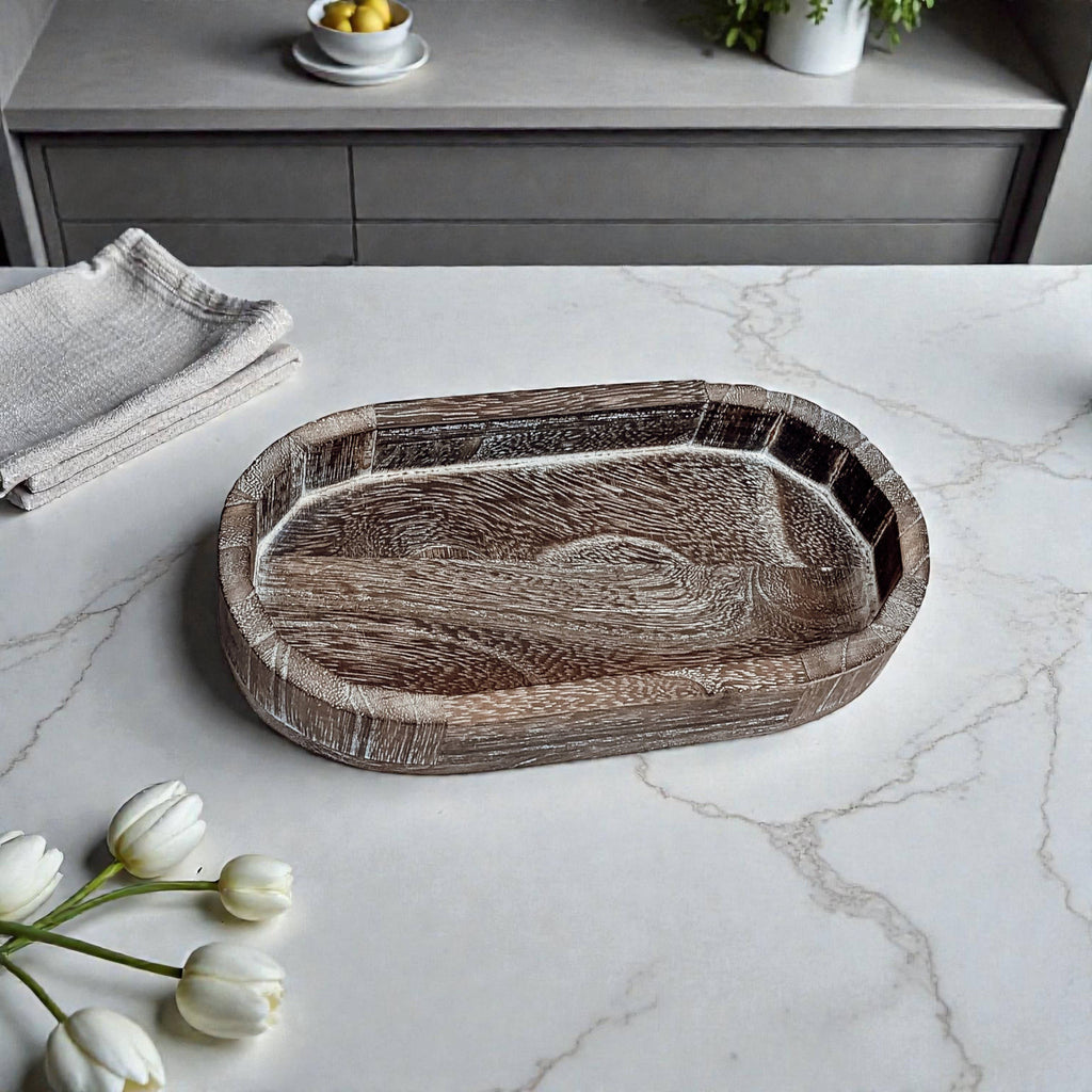 Natural Oval Trinket Tray