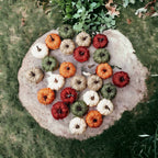 Burgundy Mini Pumpkin Decoration