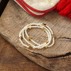 Cross Bracelet Pearls