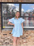 Blue Haven Eyelet Dress