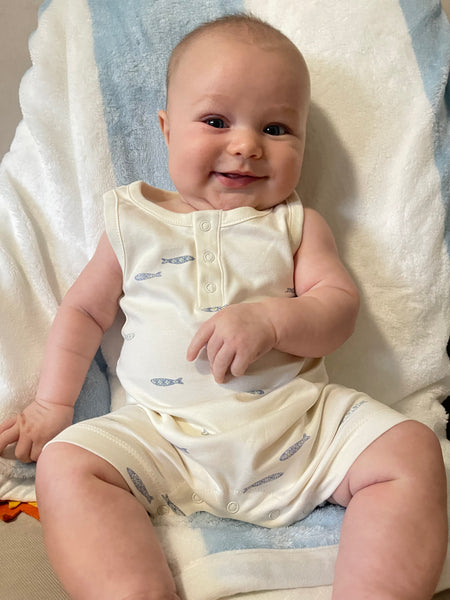 Nile Fish Romper