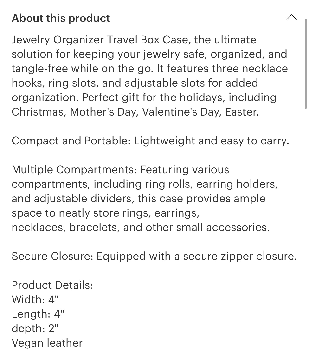 Blue Floral Travel Jewerly Box