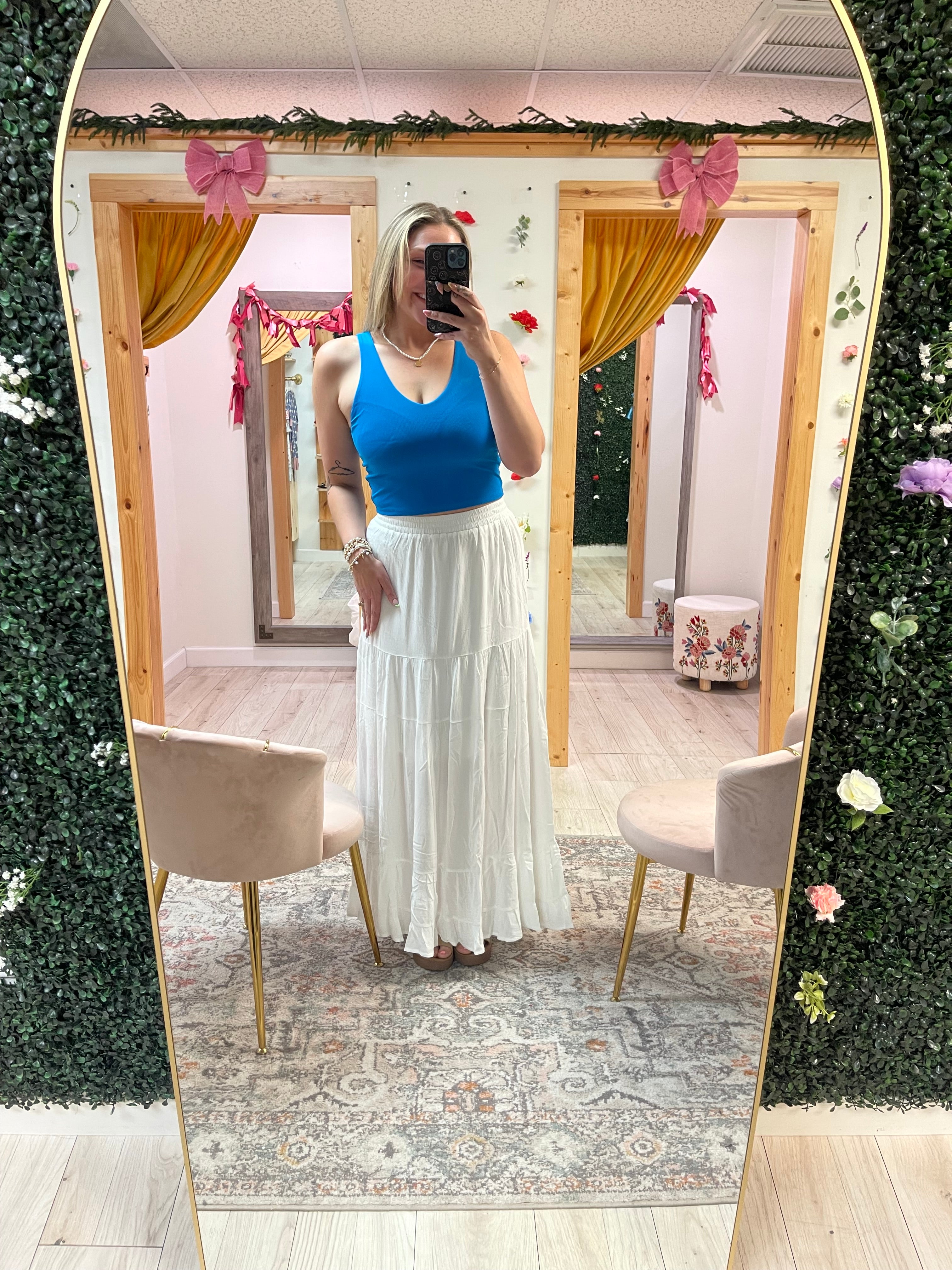 Coastal Calm Maxi Skirt