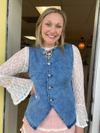 Denim Doll Vest
