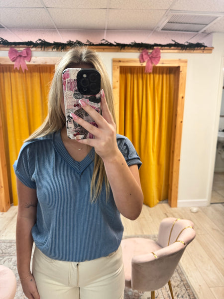 Denim Vintage Top
