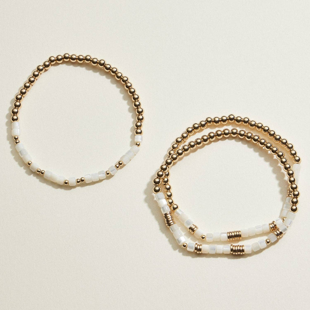 Coastal Glow Beaded Bracelet