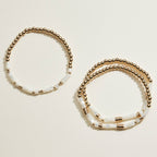 Coastal Glow Beaded Bracelet