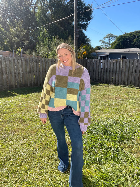 Pastel Patch Sweater