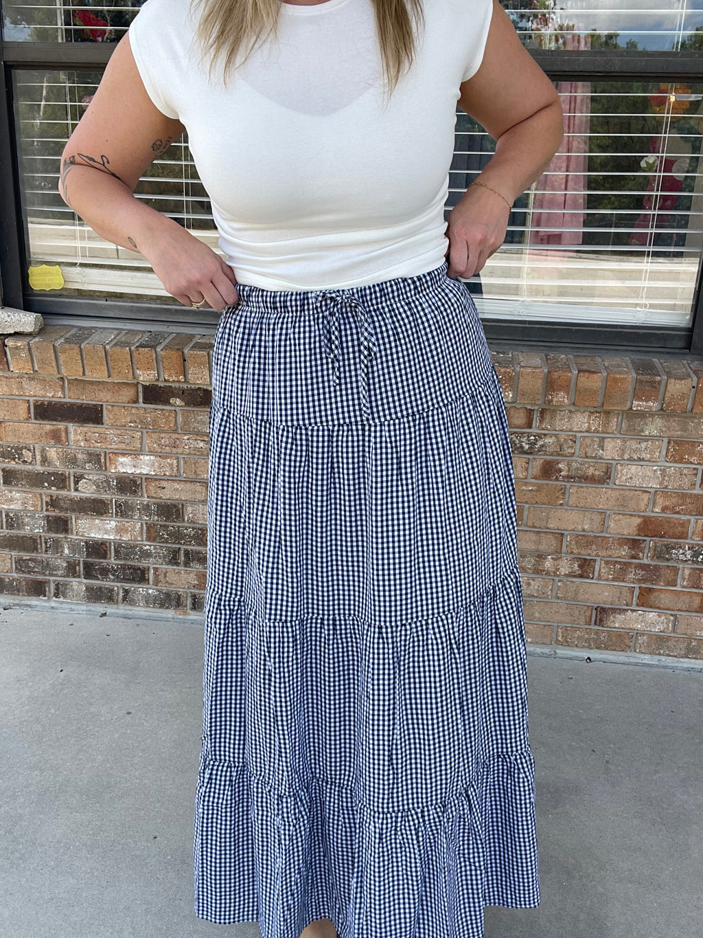 Gingham Girly Skirt