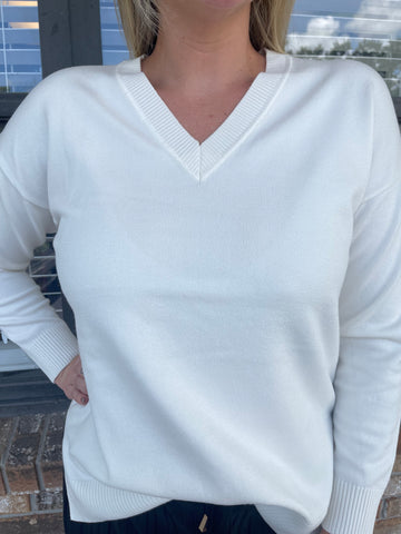 Eggshell Jersey Sweater