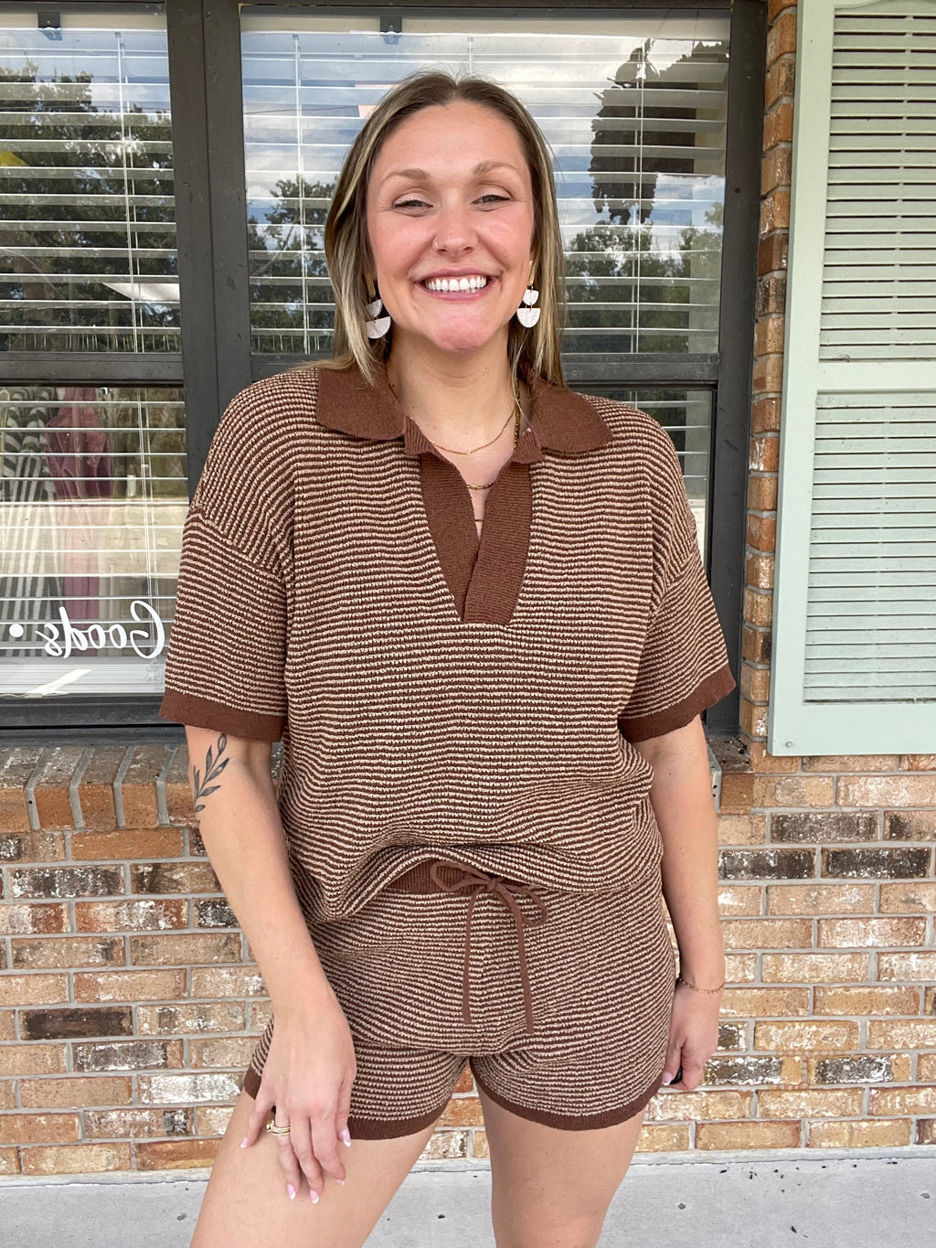 Morning Roast Sweater Shorts