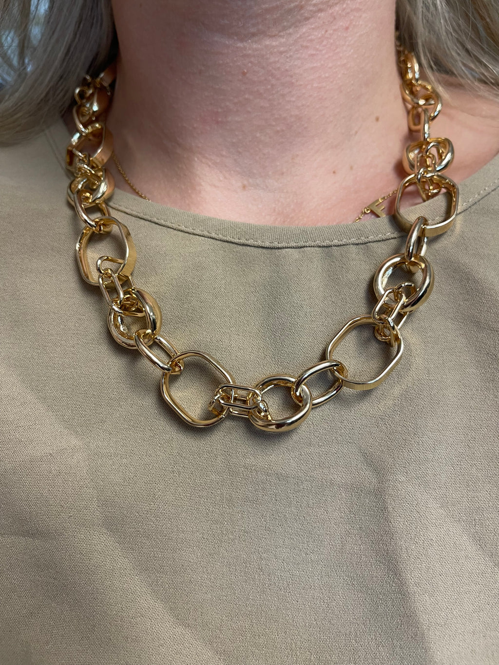 Chunky Twist Chain Necklace