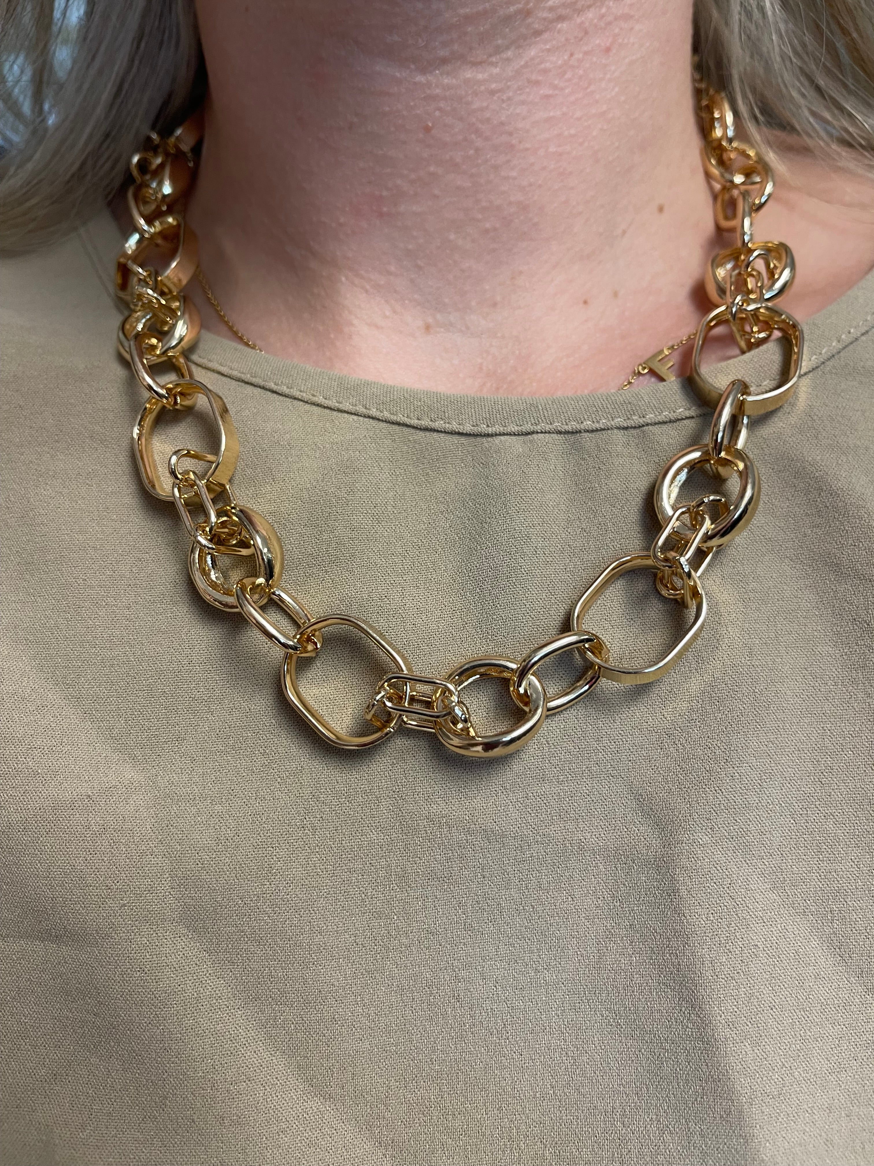 Chunky Twist Chain Necklace