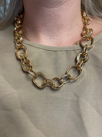 Chunky Twist Chain Necklace