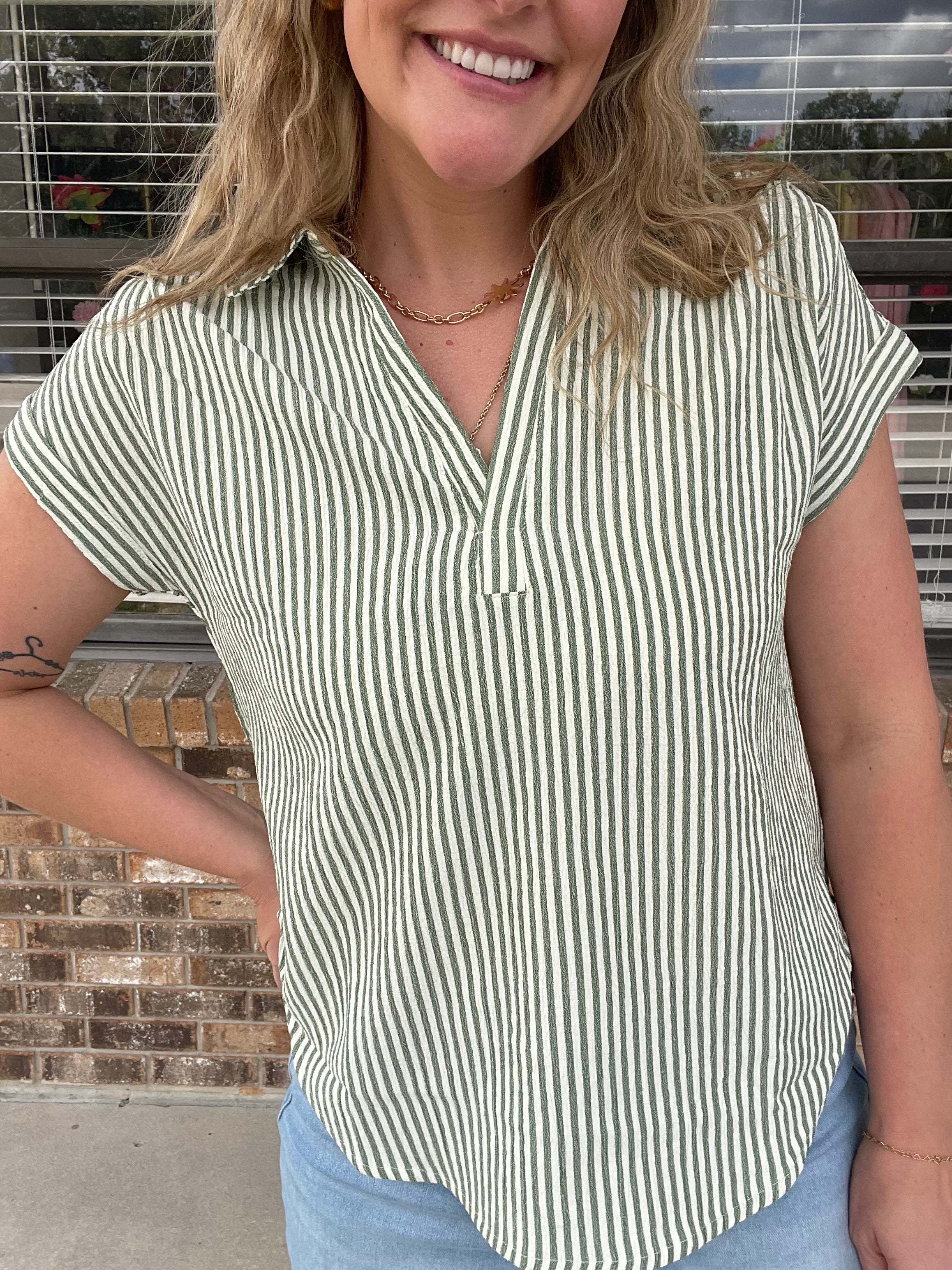 Harbor Stripe Top