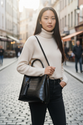 Adeline Croc Purse