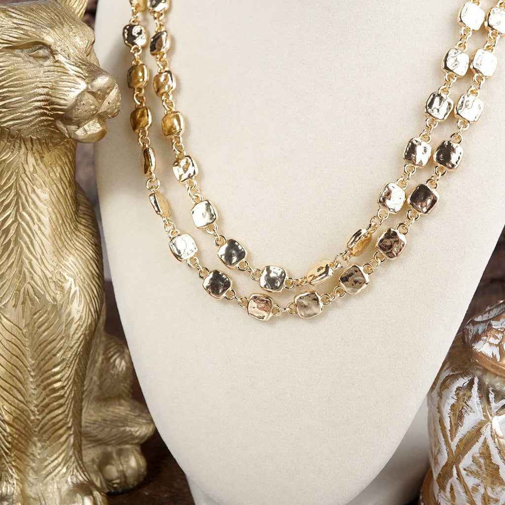 Golden Current Necklace