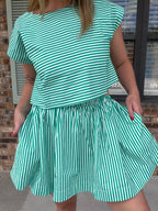 Laguna Stripe Skirt