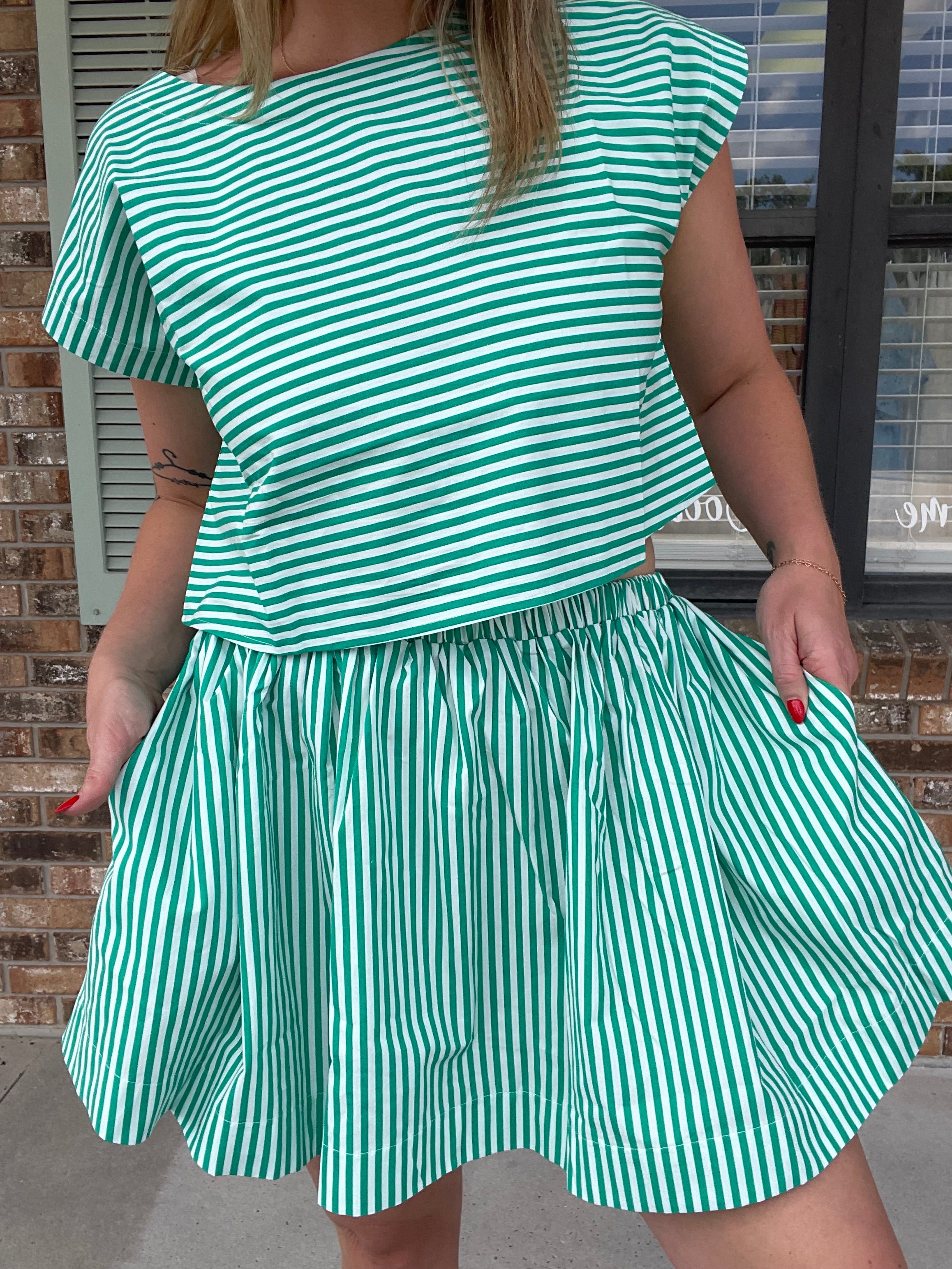 Laguna Stripe Skirt