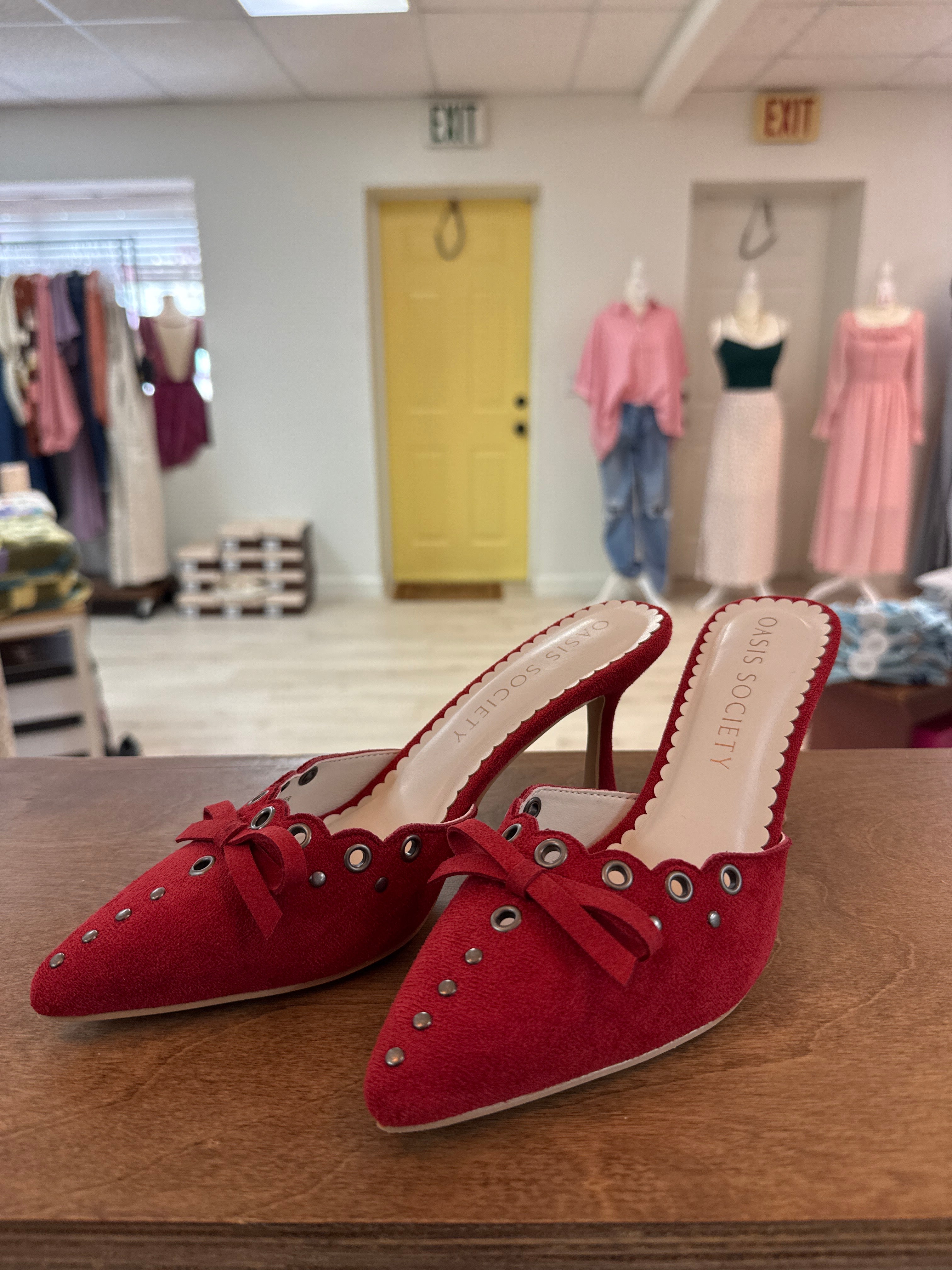 Ruby Kitten Heels