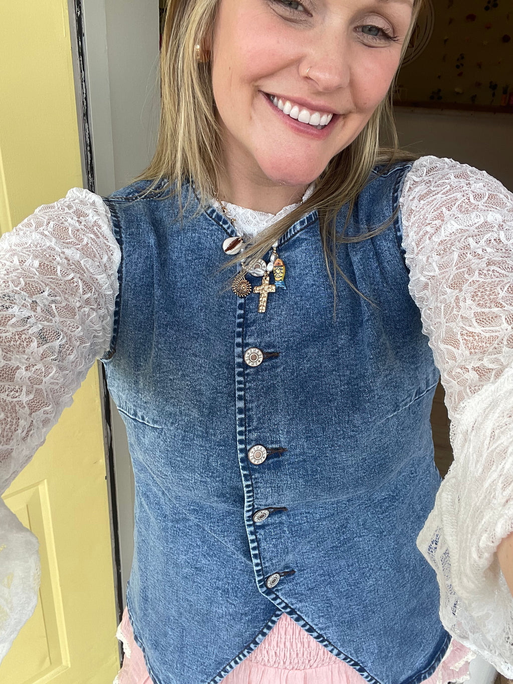 Denim Doll Vest