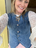 Denim Doll Vest