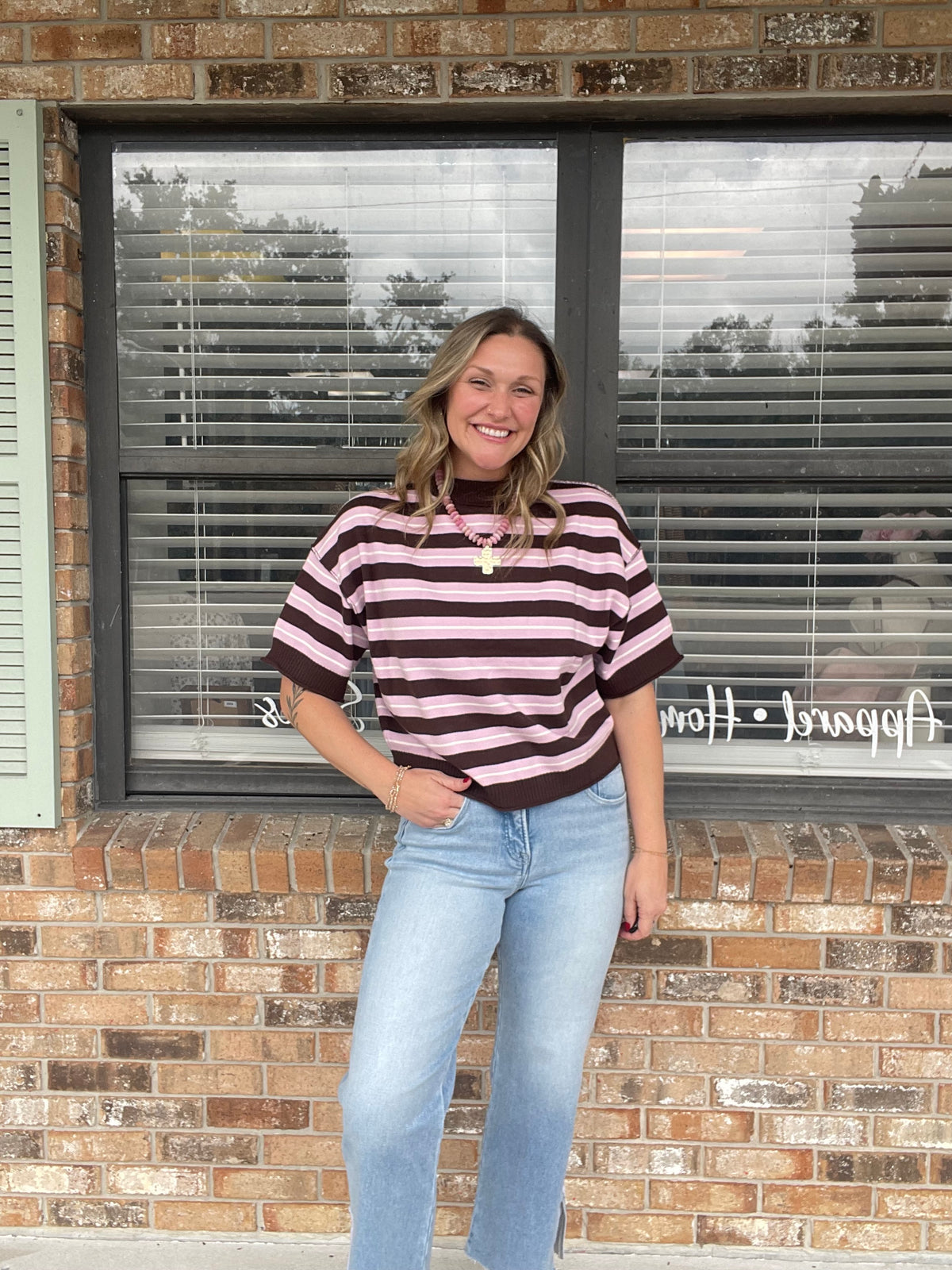 Harper Striped Top