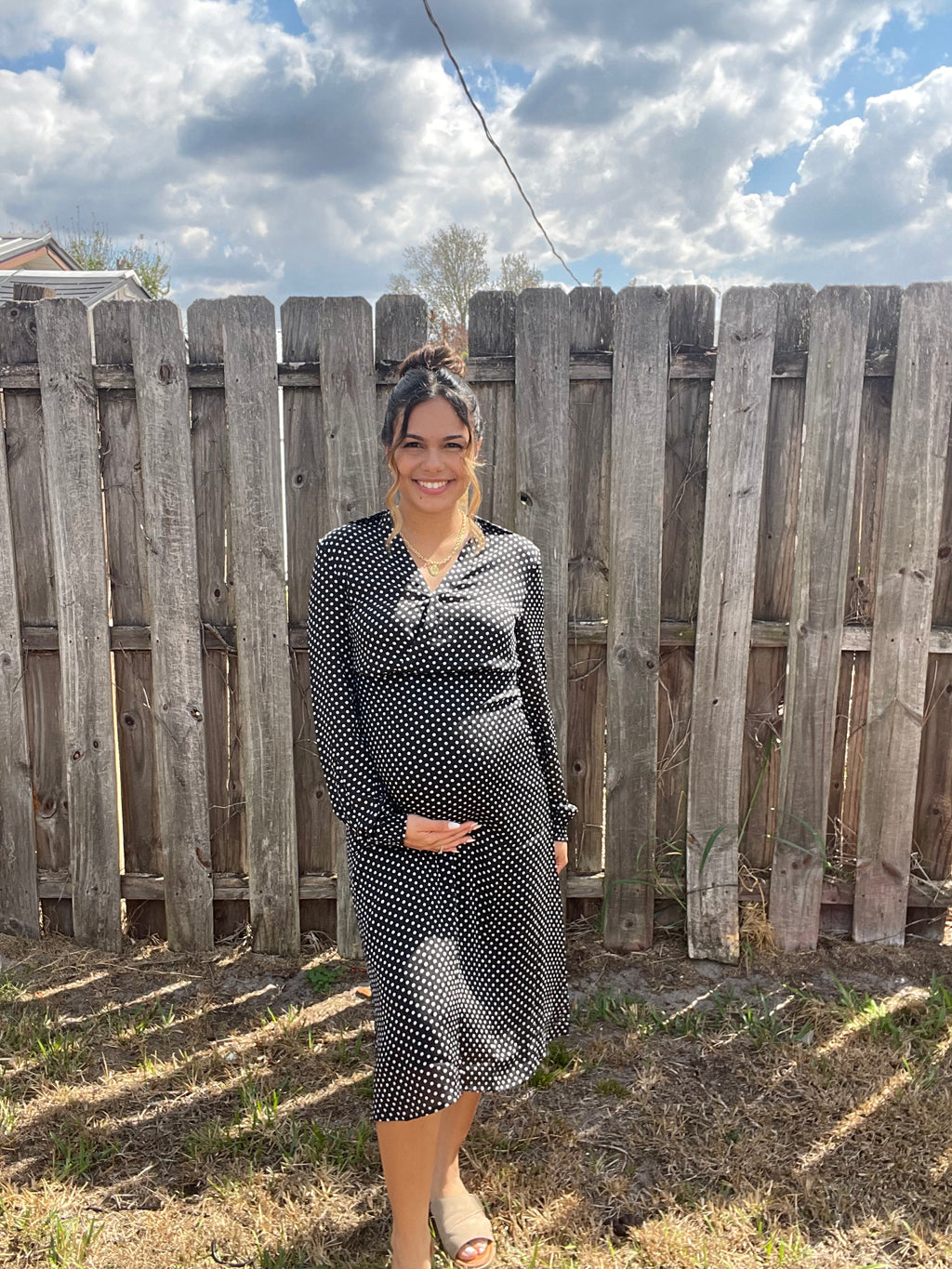 Dotty Darling Midi Dress