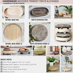 Natural Oval Trinket Tray