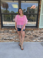 Flamingo Float Mesh Top