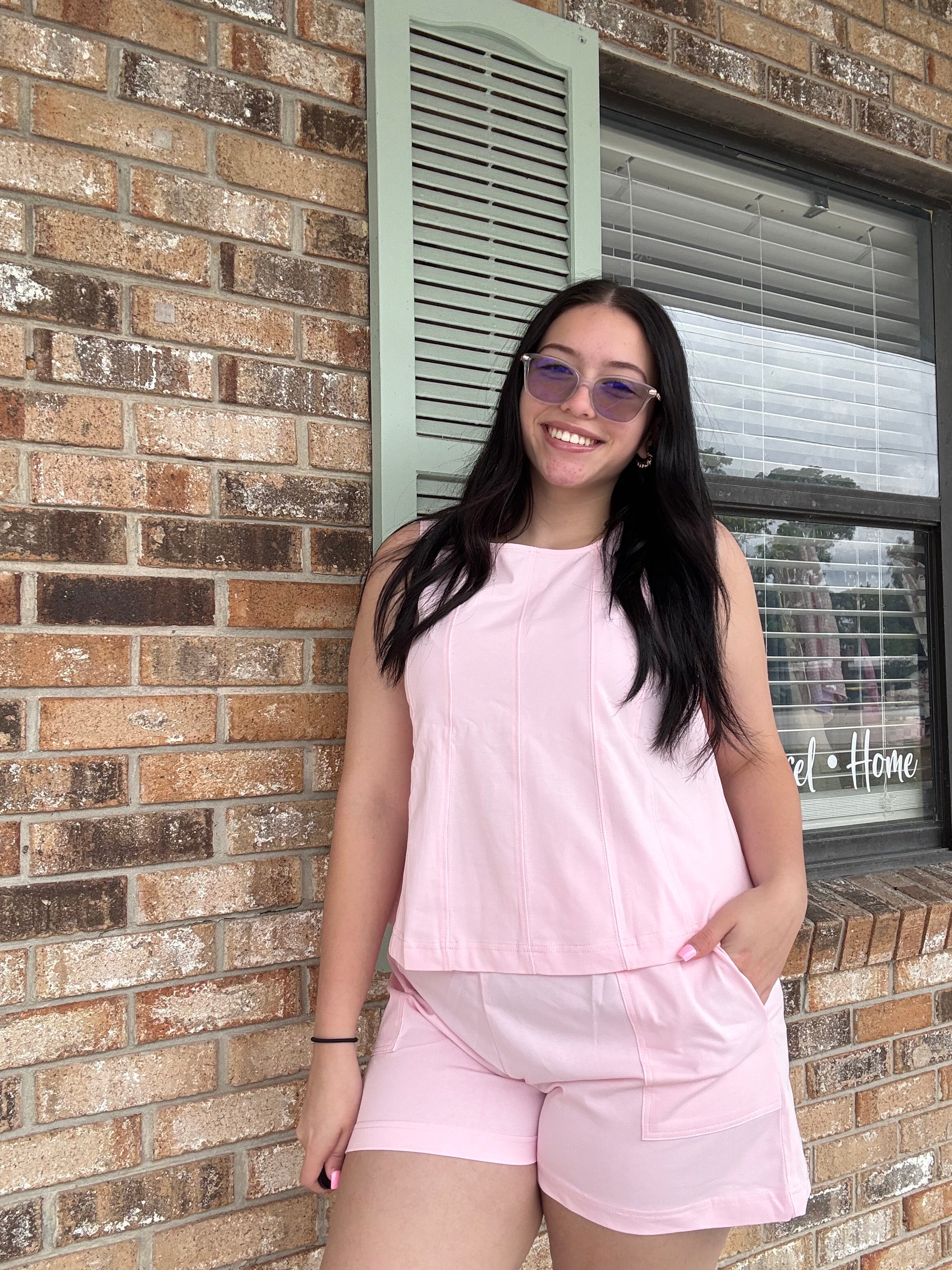Pink Palm Set