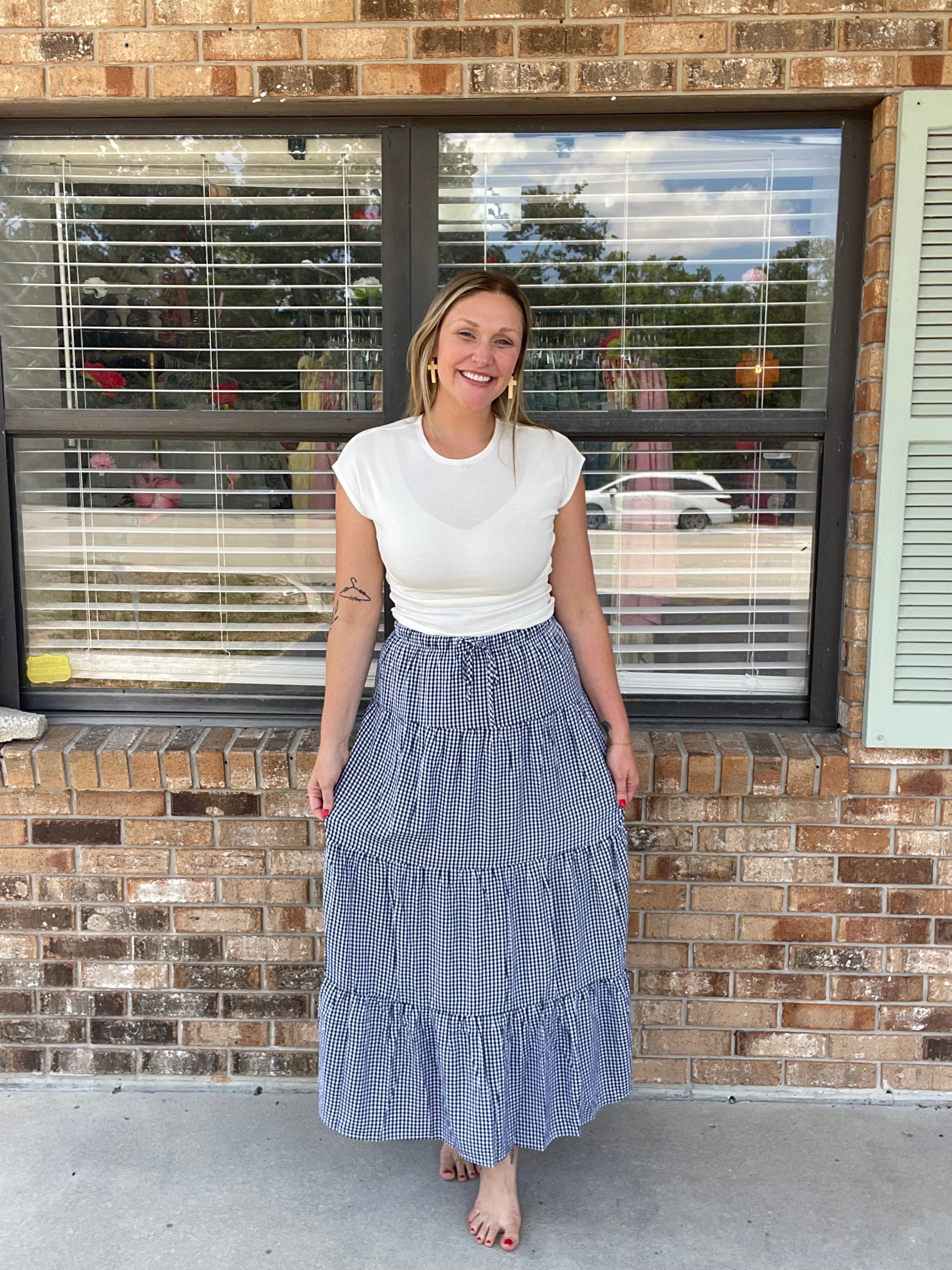 Gingham Girly Skirt