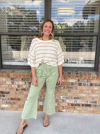 Sweet Sage Scallop Pants
