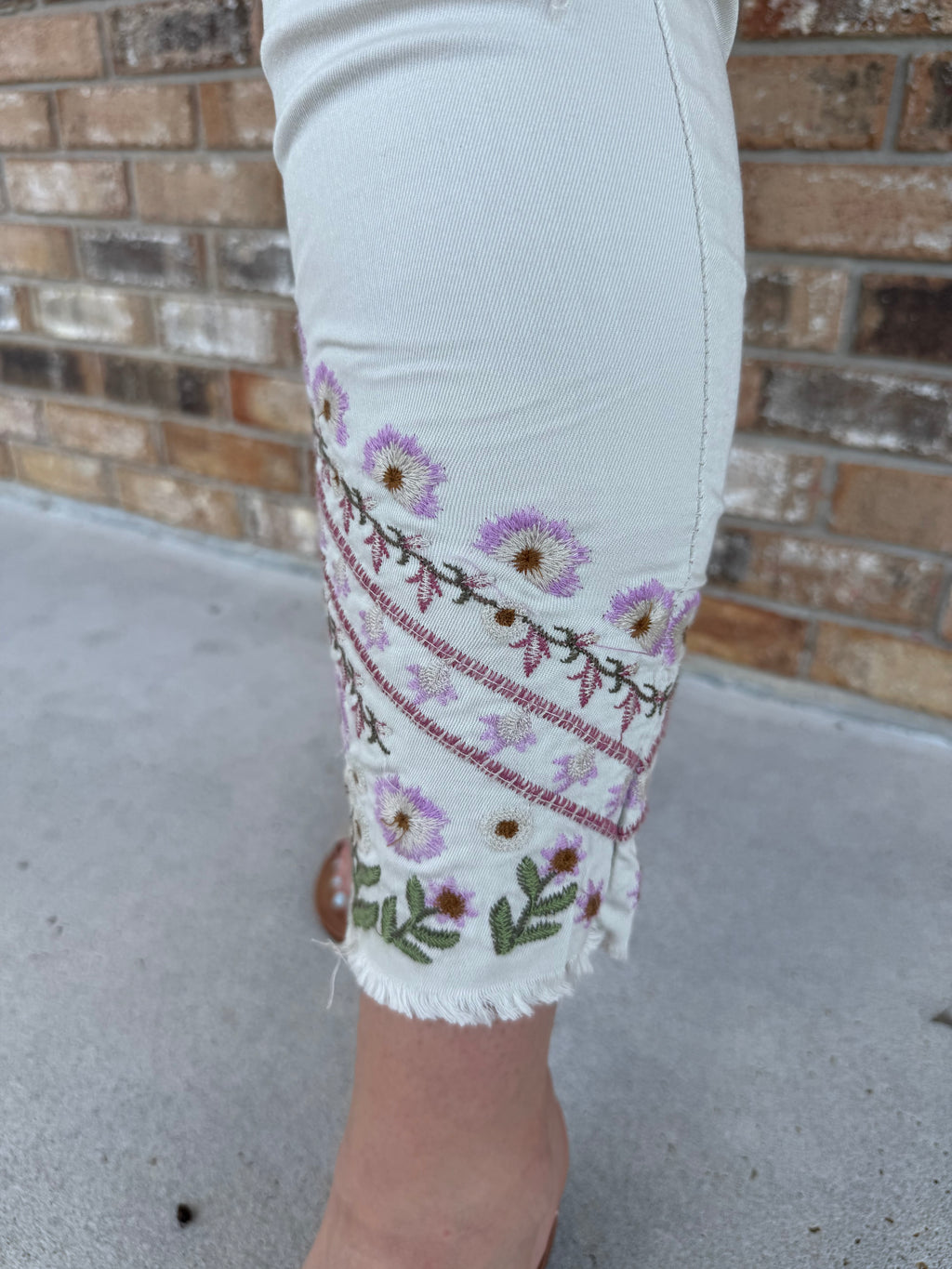 Floral Fade Jeans