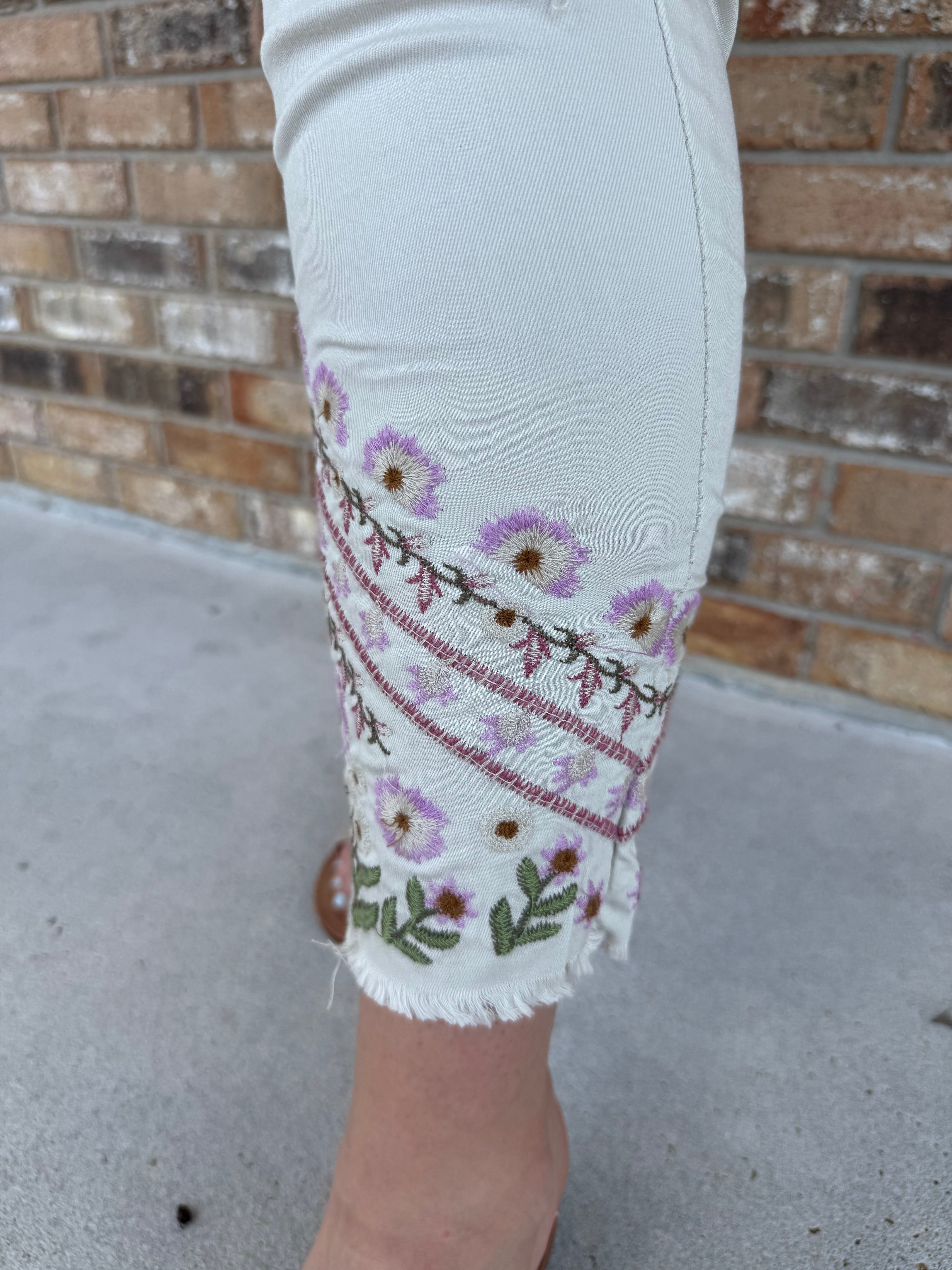 Floral Fade Jeans