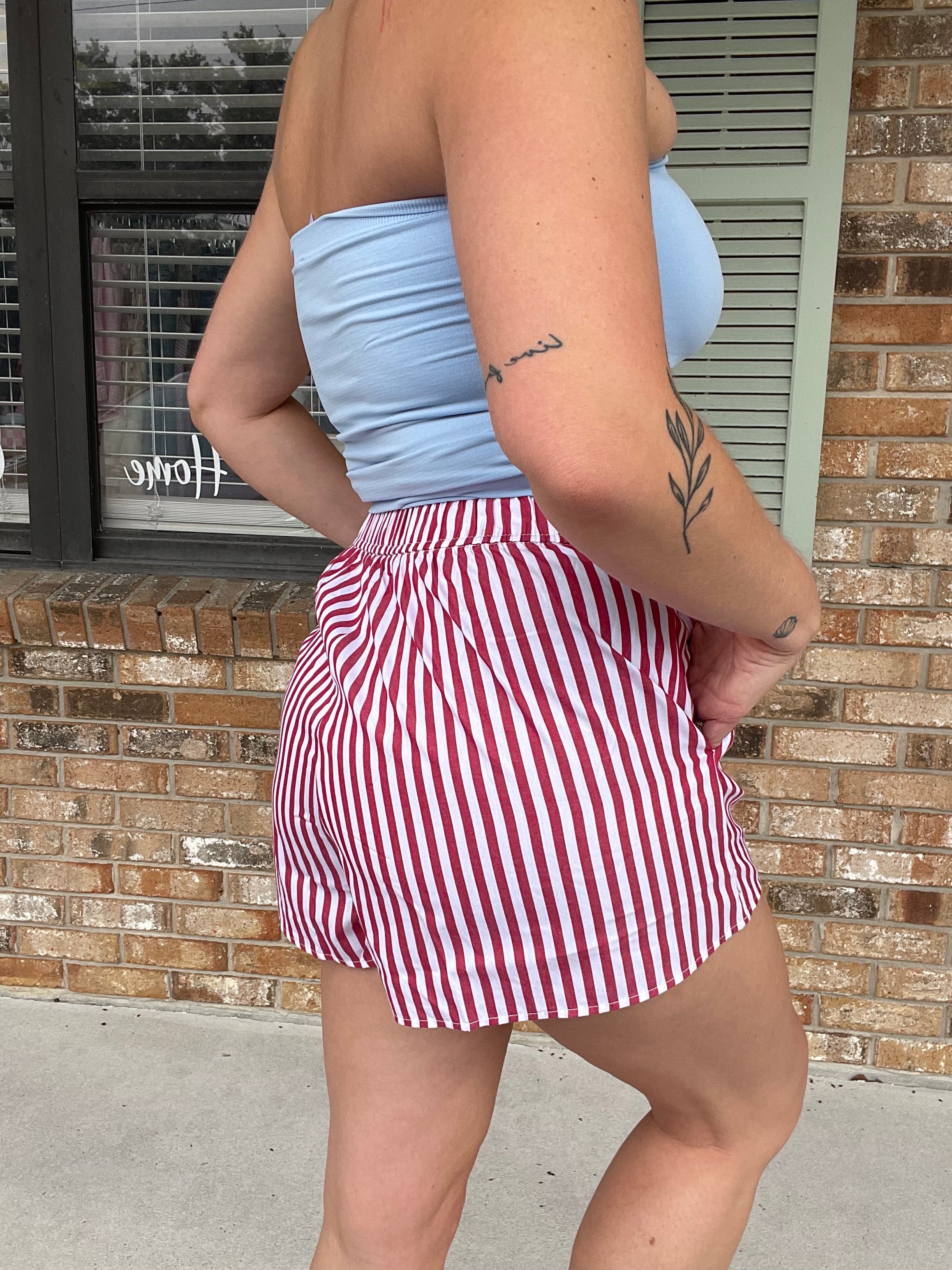 Cherry Pop Stripe Boxer Shorts