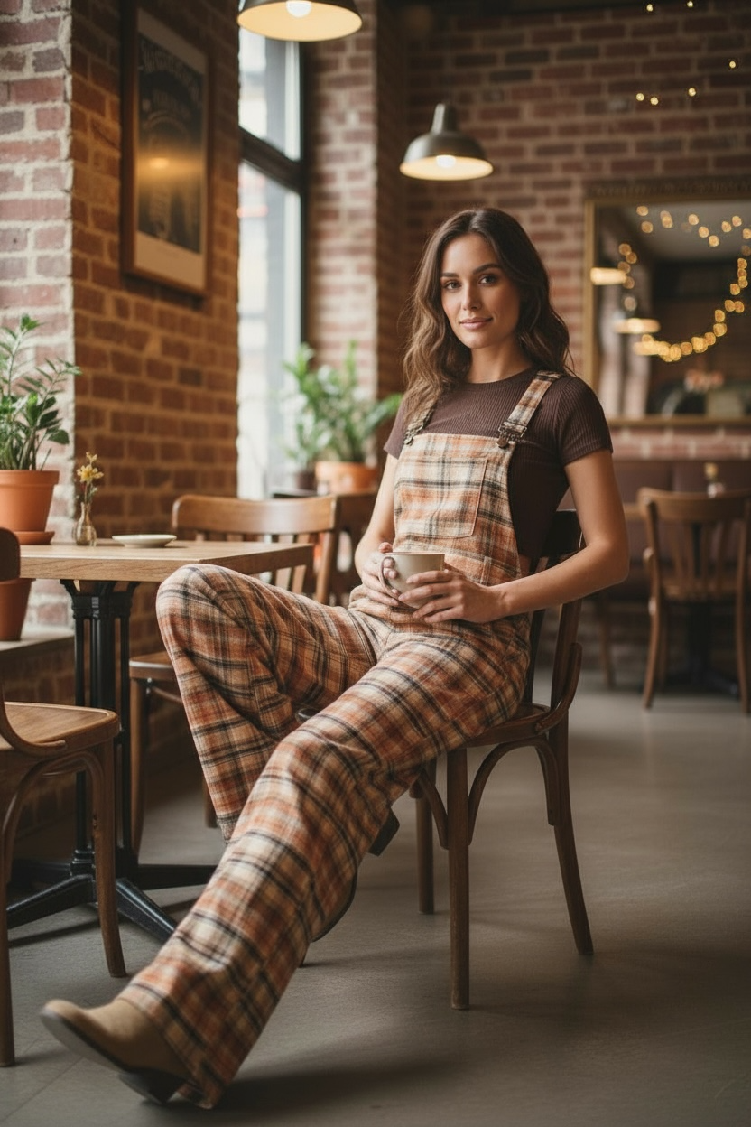 Autumn Spice Overalls